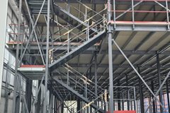 2 tier mezzanine floor installation completed in January 2024